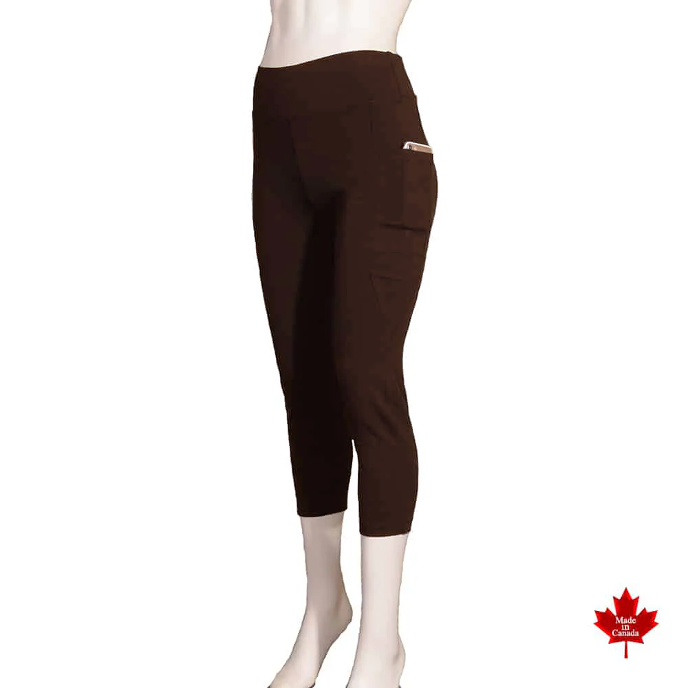Hemp Pocket Cropped Leggings - Image 3
