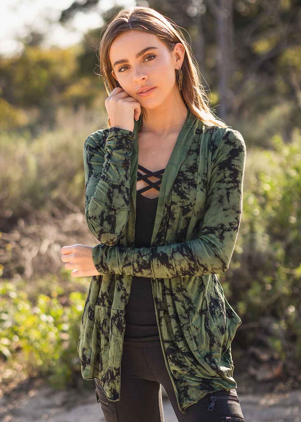 Twilight Tie-Dye Cardigan 2.0 HEMP - Image 6